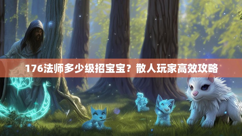 176法师多少级招宝宝？散人玩家高效攻略