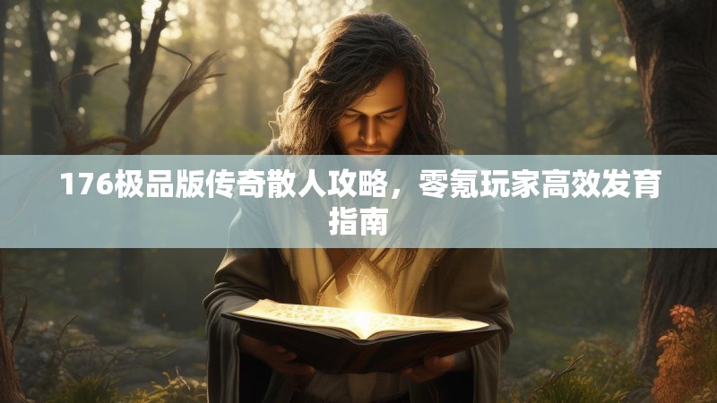 176极品版传奇散人攻略，零氪玩家高效发育指南