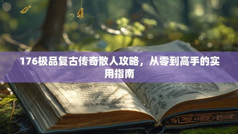 176极品复古传奇散人攻略，从零到高手的实用指南