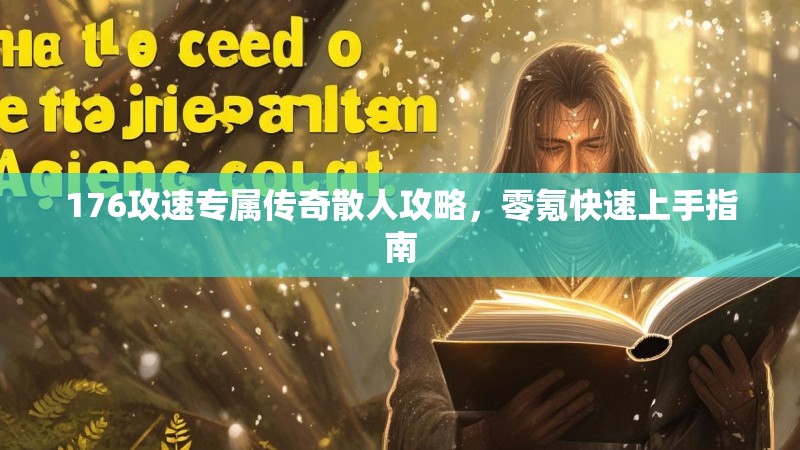 176攻速专属传奇散人攻略，零氪快速上手指南