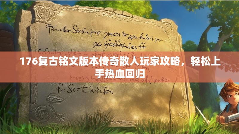 176复古铭文版本传奇散人玩家攻略，轻松上手热血回归