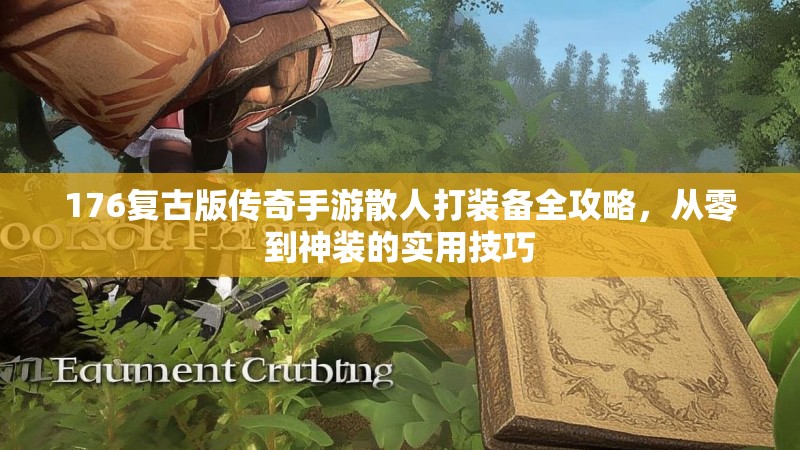176复古版传奇手游散人打装备全攻略，从零到神装的实用技巧