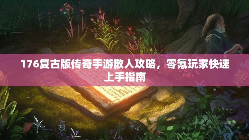 176复古版传奇手游散人攻略，零氪玩家快速上手指南