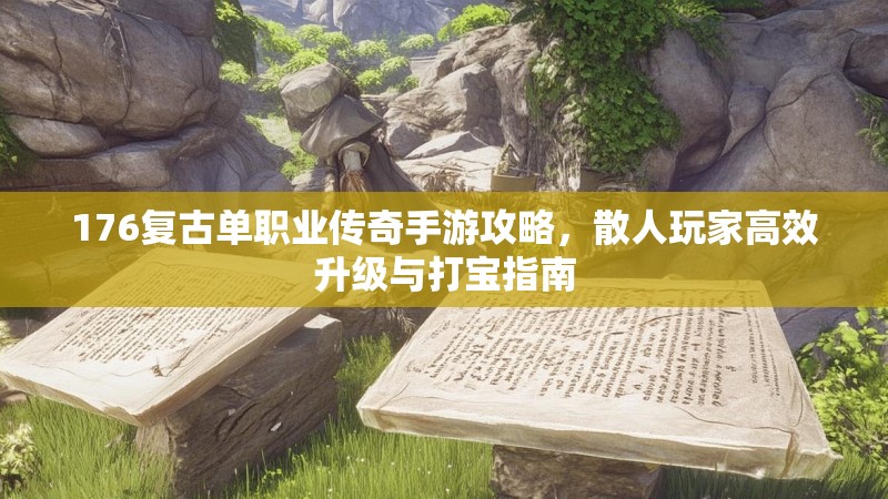 176复古单职业传奇手游攻略，散人玩家高效升级与打宝指南