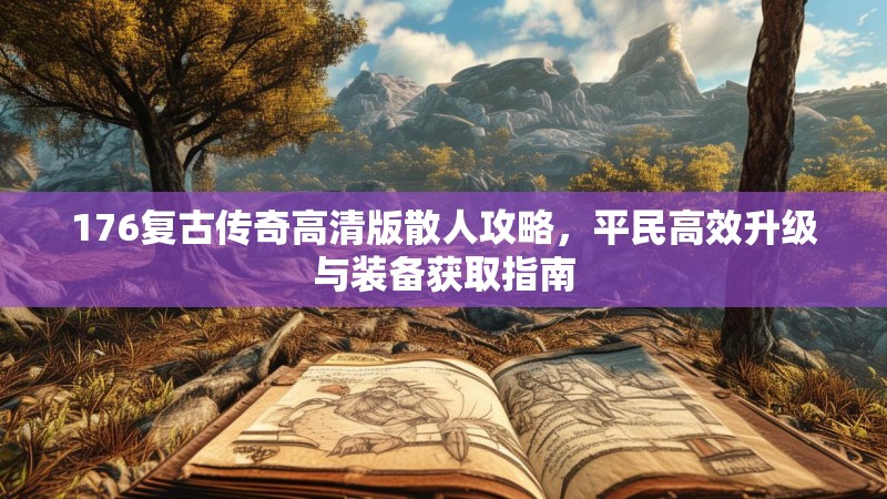 176复古传奇高清版散人攻略，平民高效升级与装备获取指南