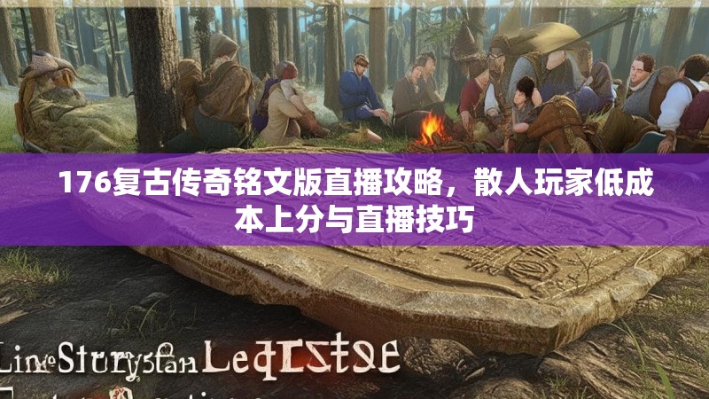 176复古传奇铭文版直播攻略,散人玩家低成本上分与直播技巧