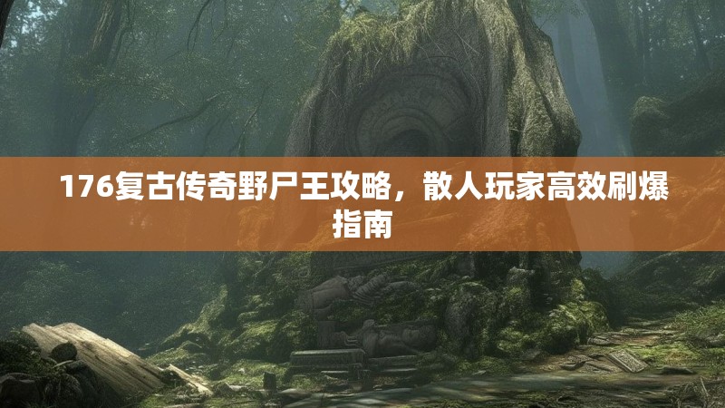 176复古传奇野尸王攻略，散人玩家高效刷爆指南