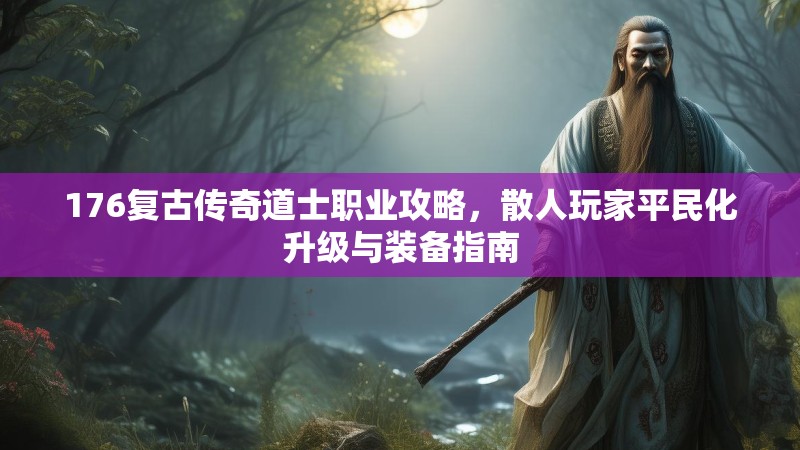 176复古传奇道士职业攻略，散人玩家平民化升级与装备指南