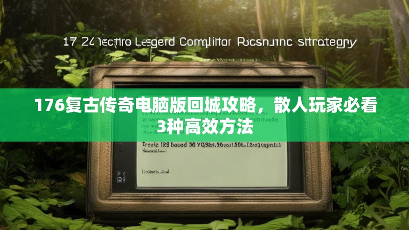 176复古传奇电脑版回城攻略，散人玩家必看3种高效方法