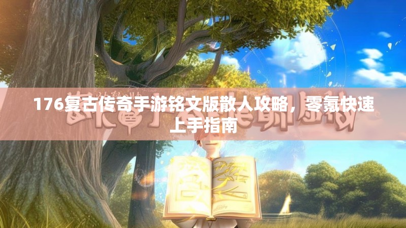 176复古传奇手游铭文版散人攻略，零氪快速上手指南