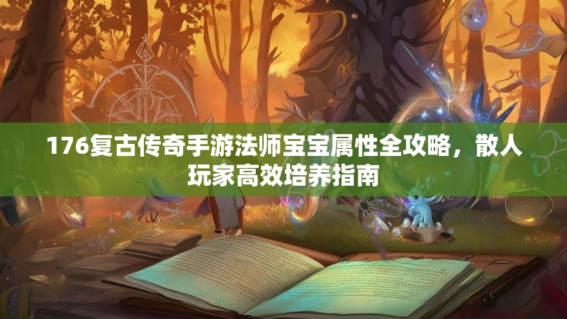 176复古传奇手游法师宝宝属性全攻略，散人玩家高效培养指南