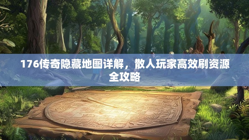 176传奇隐藏地图详解，散人玩家高效刷资源全攻略