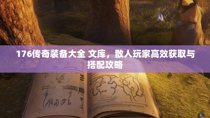 176传奇装备大全 文库，散人玩家高效获取与搭配攻略