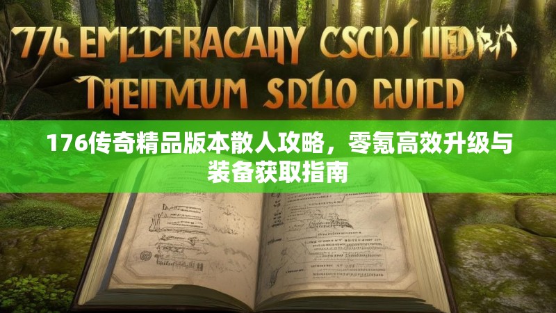 176传奇精品版本散人攻略，零氪高效升级与装备获取指南