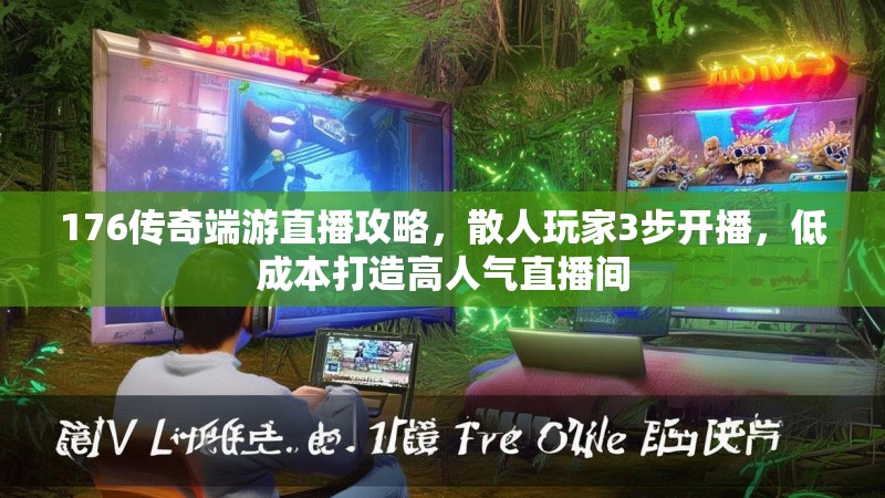 176传奇端游直播攻略，散人玩家3步开播，低成本打造高人气直播间