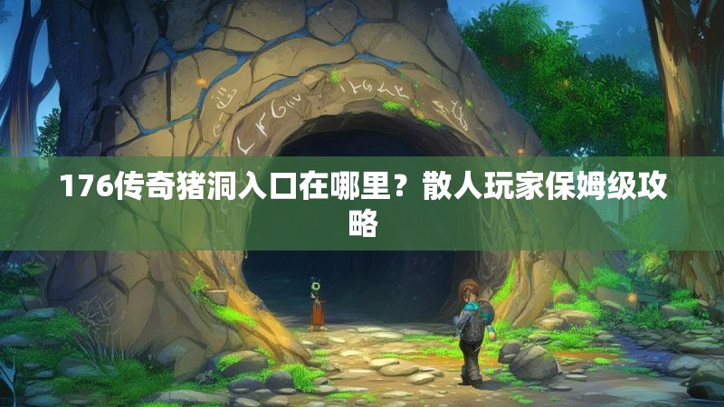 176传奇猪洞入口在哪里?散人玩家保姆级攻略