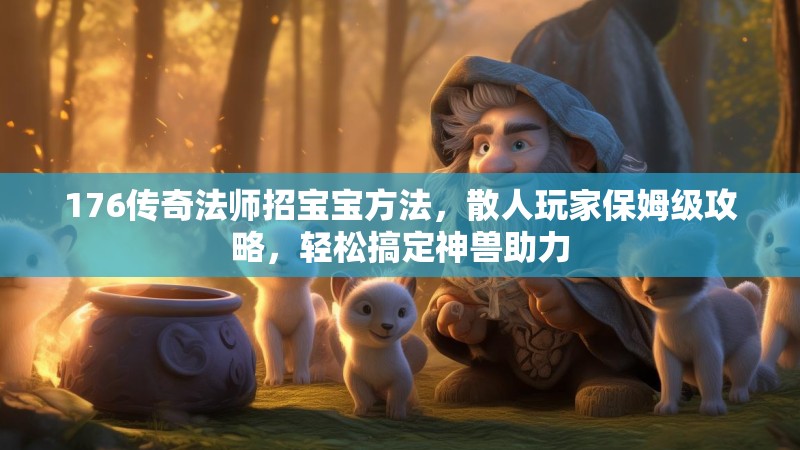 176传奇法师招宝宝方法，散人玩家保姆级攻略，轻松搞定神兽助力