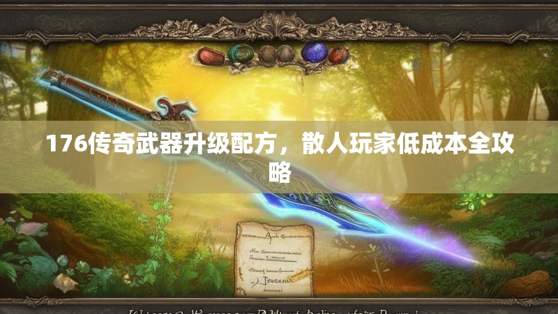 176传奇武器升级配方，散人玩家低成本全攻略