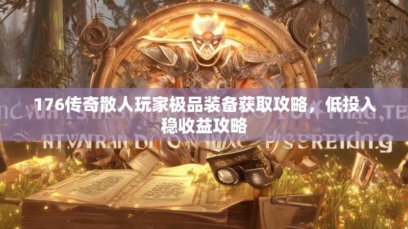 176传奇散人玩家极品装备获取攻略，低投入稳收益攻略