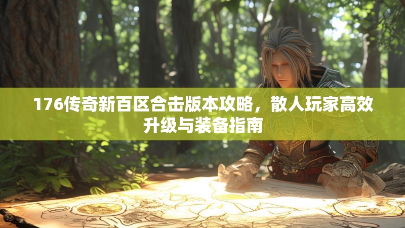 176传奇新百区合击版本攻略，散人玩家高效升级与装备指南