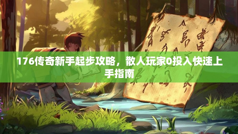 176传奇新手起步攻略，散人玩家0投入快速上手指南
