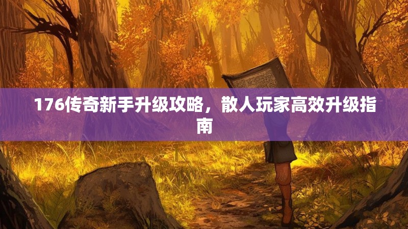 176传奇新手升级攻略，散人玩家高效升级指南