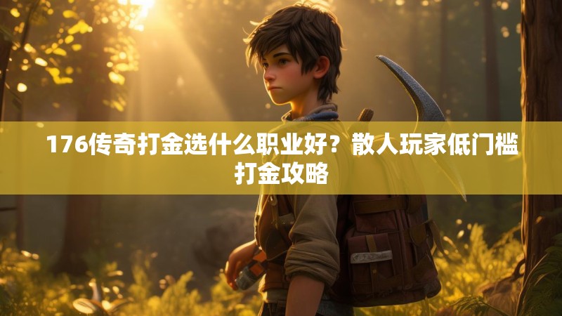 176传奇打金选什么职业好？散人玩家低门槛打金攻略