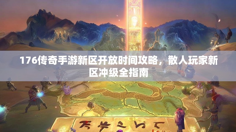 176传奇手游新区开放时间攻略，散人玩家新区冲级全指南