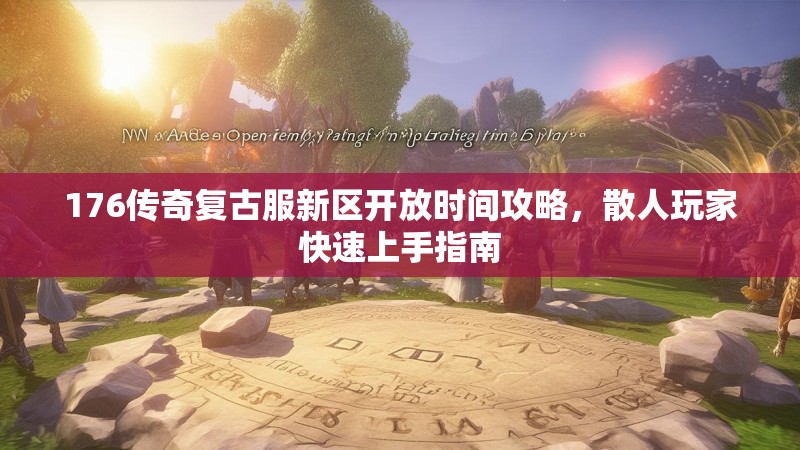 176传奇复古服新区开放时间攻略，散人玩家快速上手指南