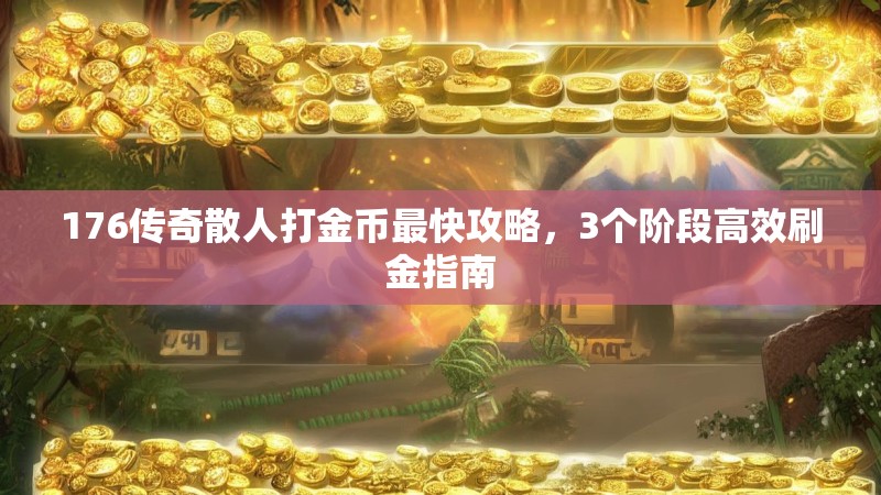 176传奇散人打金币最快攻略，3个阶段高效刷金指南