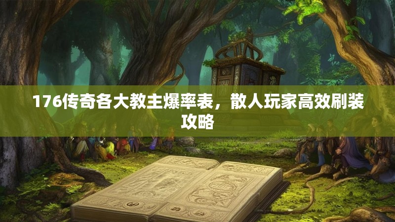 176传奇各大教主爆率表，散人玩家高效刷装攻略