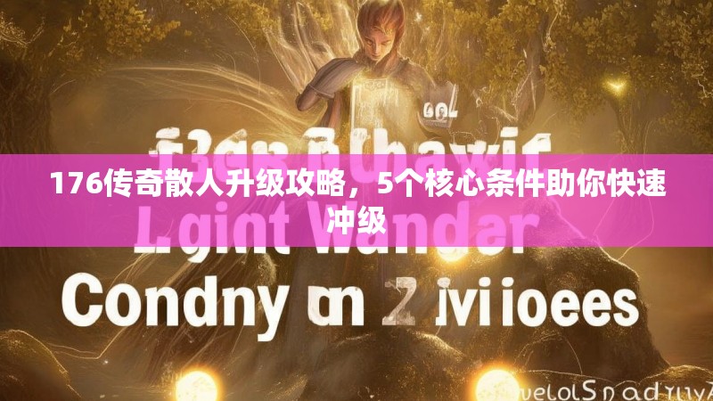 176传奇散人升级攻略，5个核心条件助你快速冲级
