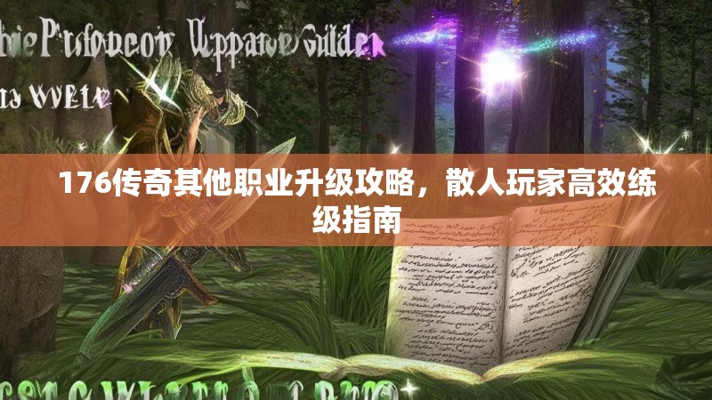 176传奇其他职业升级攻略，散人玩家高效练级指南