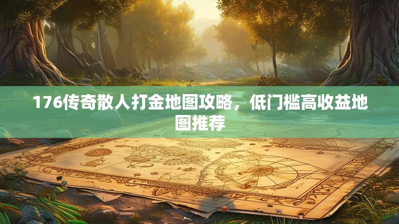 176传奇散人打金地图攻略，低门槛高收益地图推荐