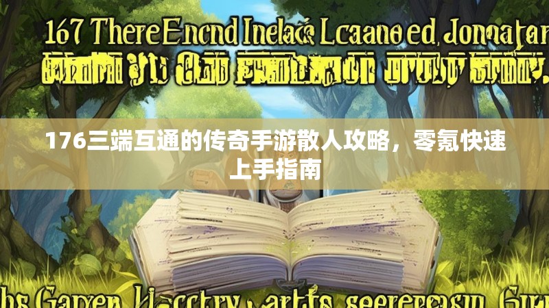 176三端互通的传奇手游散人攻略,零氪快速上手指南