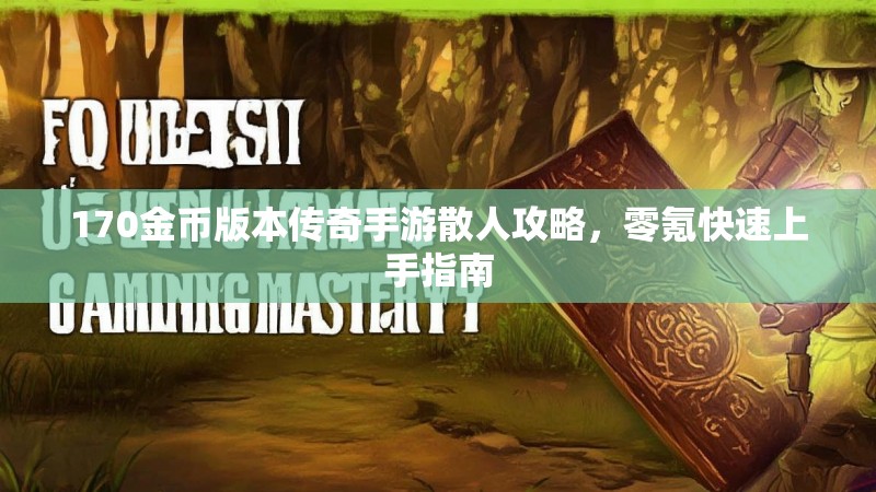 170金币版本传奇手游散人攻略,零氪快速上手指南