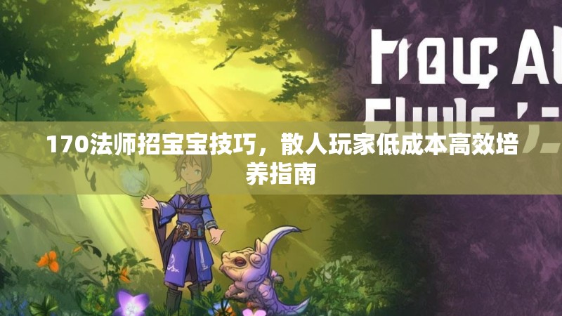 170法师招宝宝技巧,散人玩家低成本高效培养指南