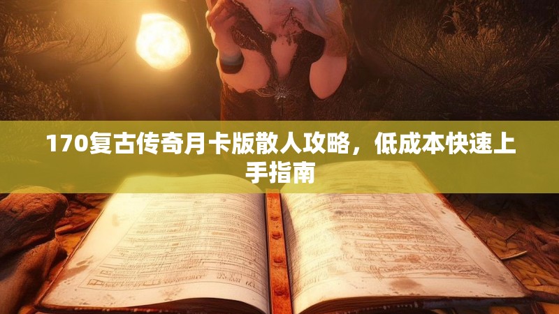 170复古传奇月卡版散人攻略,低成本快速上手指南