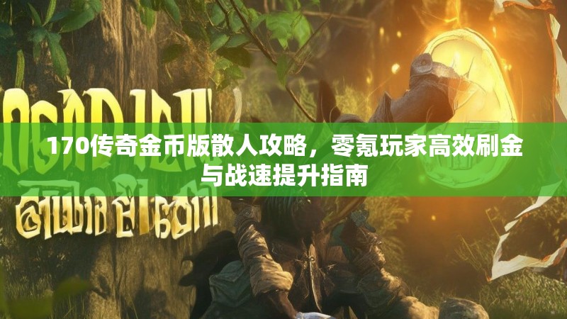 170传奇金币版散人攻略，零氪玩家高效刷金与战速提升指南