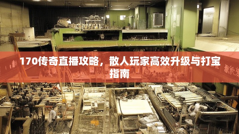 170传奇直播攻略，散人玩家高效升级与打宝指南