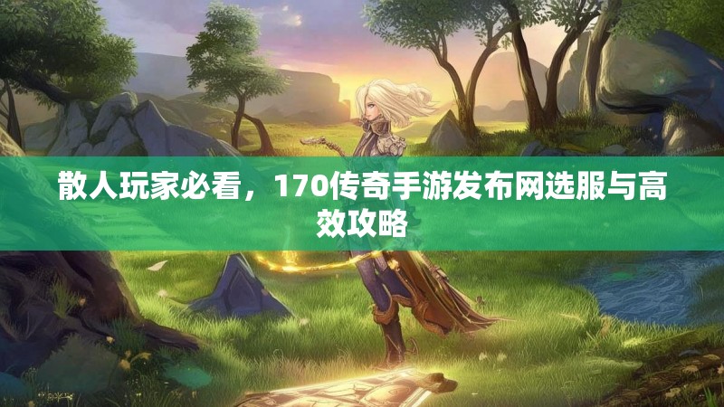 散人玩家必看，170传奇手游发布网选服与高效攻略