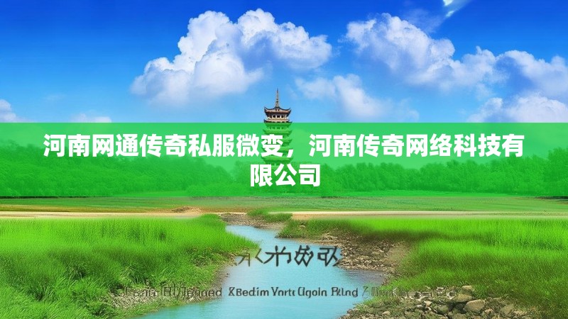 河南网通传奇私服微变,河南传奇网络科技有限公司