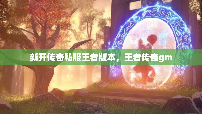新开传奇私服王者版本，王者传奇gm