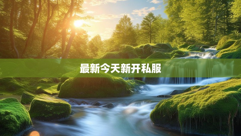最新今天新开私服
