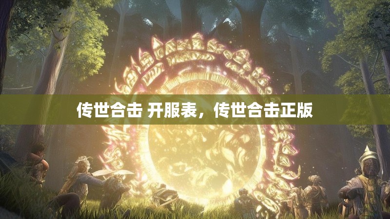 传世合击 开服表，传世合击正版