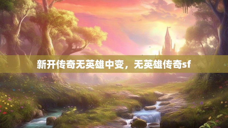 新开传奇无英雄中变,无英雄传奇sf